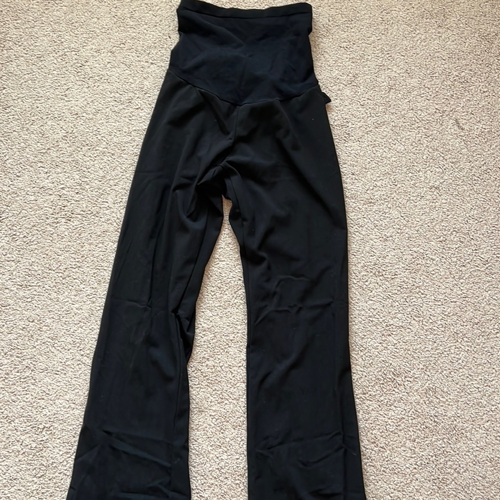 Black Maternity Dress Pant